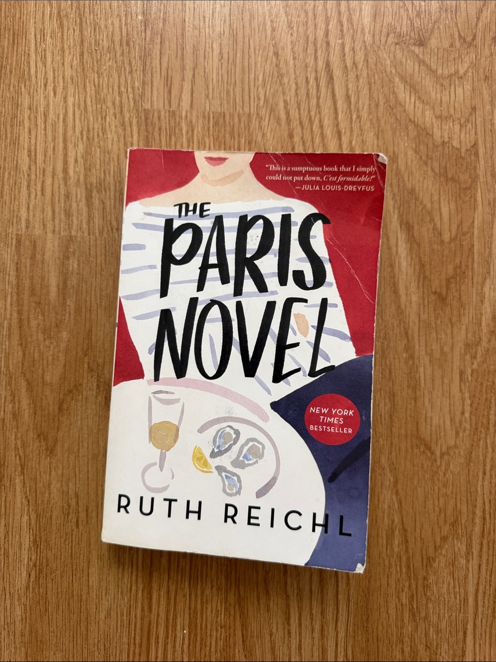 The Paris Novel Paperback - Red, White, Navy